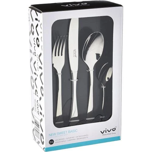Villeroy Boch Set Couverts Argent, New Sweet Basic - Vue principale