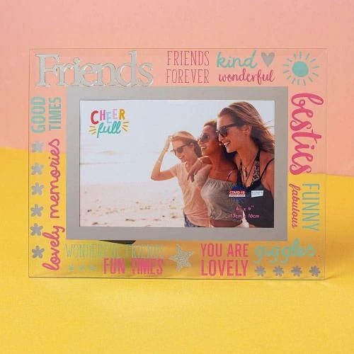 Zoom sur Cadre photo en verre 3D Friends, Widdop 