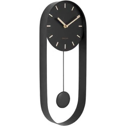 Horloge Murale Moderne Karlsson KA5822BK, Design Élégant