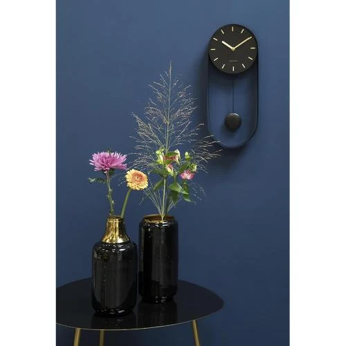 Détail de Horloge Murale Moderne Karlsson KA5822BK, Design Élégant
