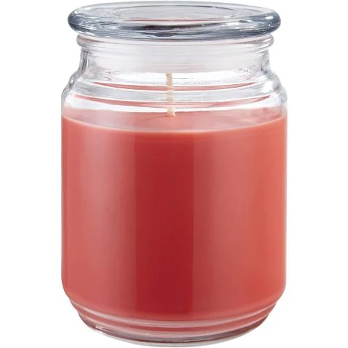 Zoom sur Bougie aromathérapie Orange, 110 heures combustion, Sweet Pear Lily