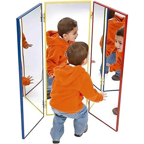 Miroir Tryptique Plastique Multicolore HenBea 790 - Vue principale