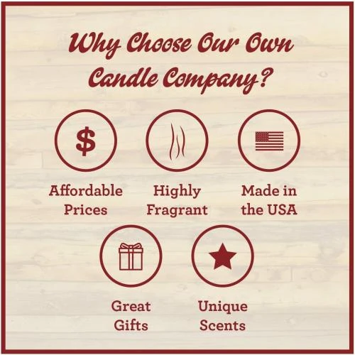Détail de Bougie parfumée 368,5g Mason, Our Own Candle Company