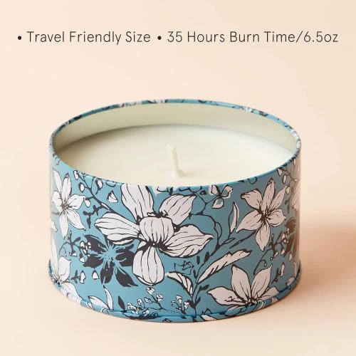 Zoom sur Bougie Parfumée Menthe Verte, Eucalyptus, La Jolie Muse