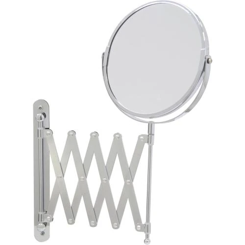 Miroir mural grossissant Axxentia chrome rond 3x - Vue principale