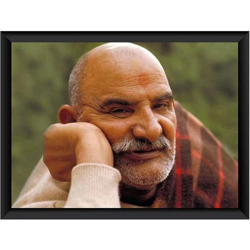 Cadre photo horizontal Neem Karoli Baba, verre acrylique - Vue principale