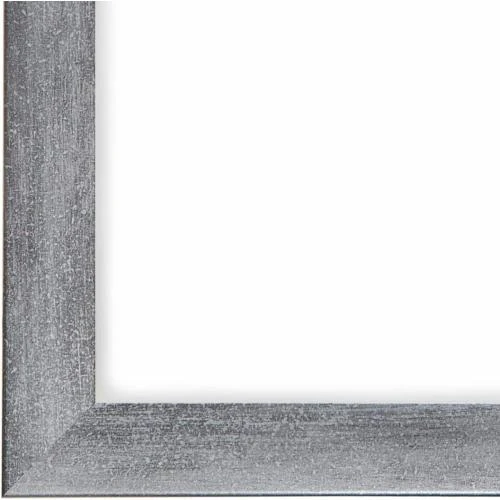 Zoom sur Cadre photo gris flou, bois MDF, vitre incassable