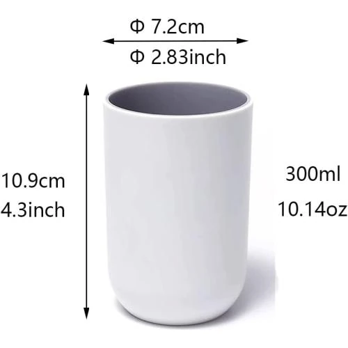 Détail de Gobelets incassables RabyLeo, lot de 2, gris clair