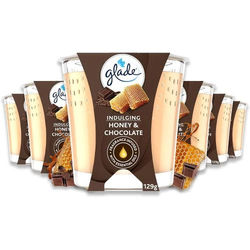 Bougies parfumées miel, chocolat, lot de 6 Glade - Vue principale