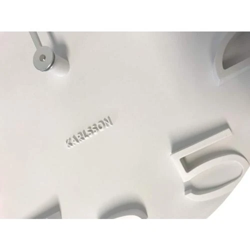 Détail de Pendule Murale Karlsson KA5311WH Blanc Design Moderne
