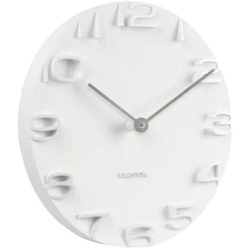 Zoom sur Pendule Murale Karlsson KA5311WH Blanc Design Moderne