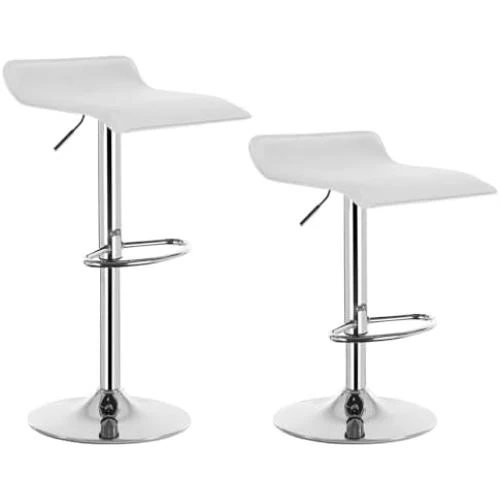 Tabouret de Bar WOLTU BH11ws en Similicuir, Réglable et Rotatif - Vue principale