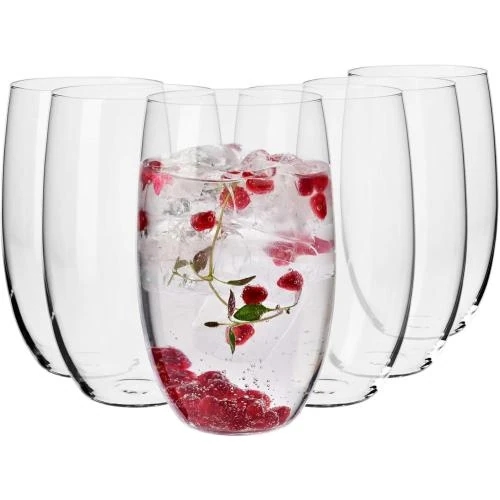 Krosno Verres Eau Long Drink, Lot de 6, Collection Blended - Vue principale