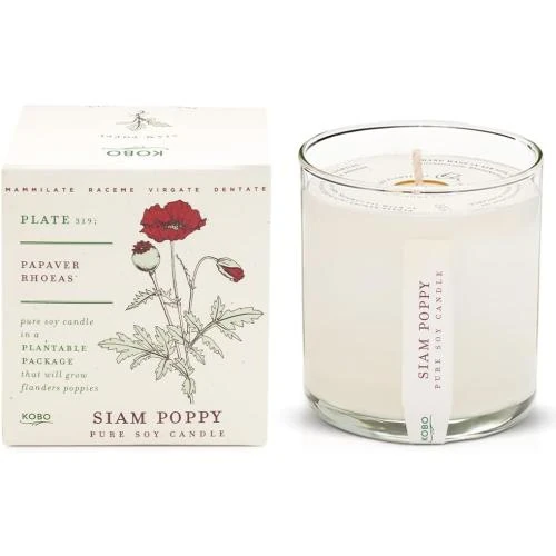 Bougie Kobo Graines, Siam Poppy Parfum Envoûtant - Vue principale