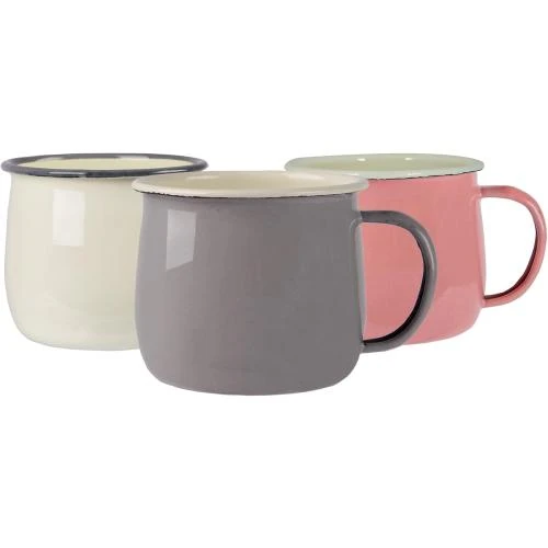 Tasses Email Colorées Argon Tableware, Camping, 375ml - Vue principale