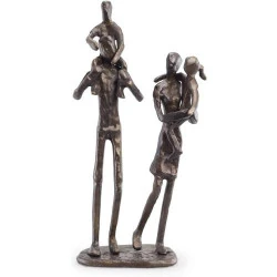 Étagère décorative contemporaine Danya B, métal, sculpture bronze