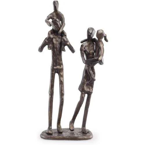 Étagère décorative contemporaine Danya B, métal, sculpture bronze - Vue principale