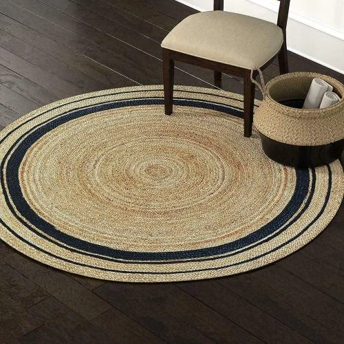 Tapis jute naturel tressé à la main, Ripaz Vogue - Vue principale