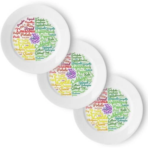 Assiette Saine Végétalienne, Contrôle Portions, Perte Poids - Vue principale