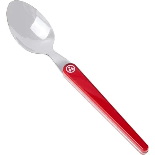 Zoom sur Laguiole Production, ménagère 16 pièces, design Acidule, rouge