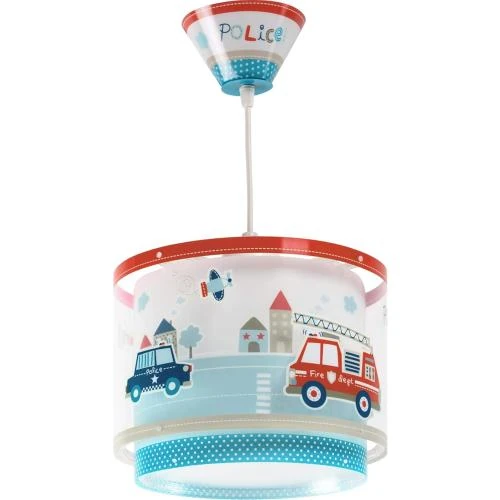 Dalber Suspension Police Pompiers Brille Nuit Blanc - Vue principale
