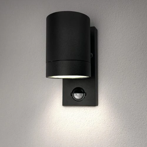 Applique extérieure détecteur mouvement Colorado noir IP54 - Vue principale