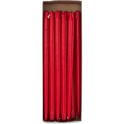 Bougies Coniques Élégantes Rouge, D'light Online, Lot 12