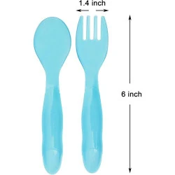 Youngever Couverts Enfants, 18 Pièces, Fourchettes, Cuillères en situation