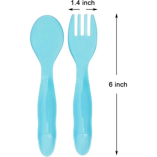 Détail de Youngever Couverts Enfants, 18 Pièces, Fourchettes, Cuillères