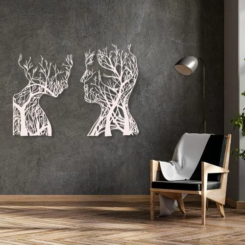 Détail de Arbre de Vie en Bois 3D pour Décoration Murale Moderne