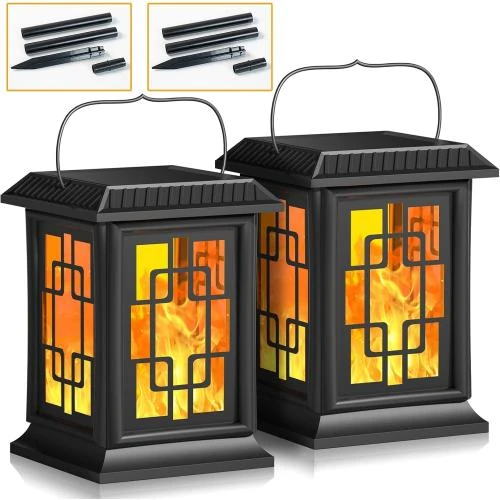 Lampe Solaire Jardin, Lanterne Décorative, Modes Clignotants - Vue principale