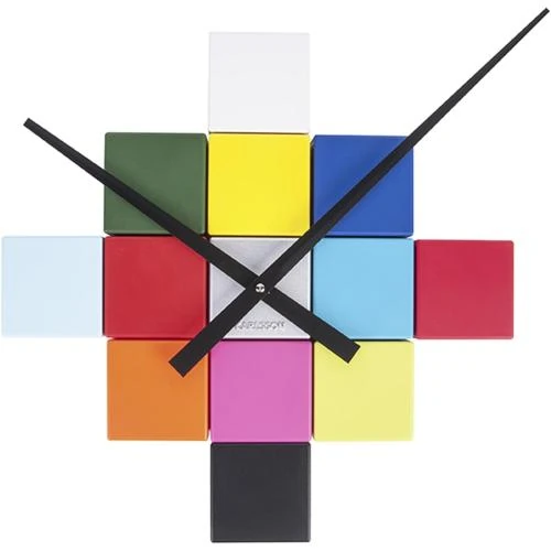 Zoom sur Horloge murale Karlsson KA5698MC, Plastique, Multicolore
