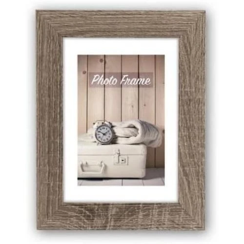 Cadre photo bois Zep Nelson 5 marron 15x20 cm - Vue principale