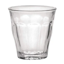 Mug en verre transparent Duralex, design élégant, 9 cl