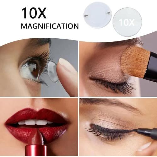 Zoom sur Miroir maquillage Hollywood, 15 ampoules LED, USB