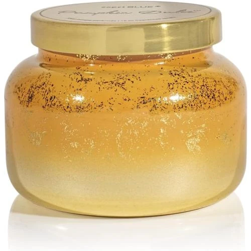 Détail de Bougie parfumée citrouille Capri Blue, jarre en verre