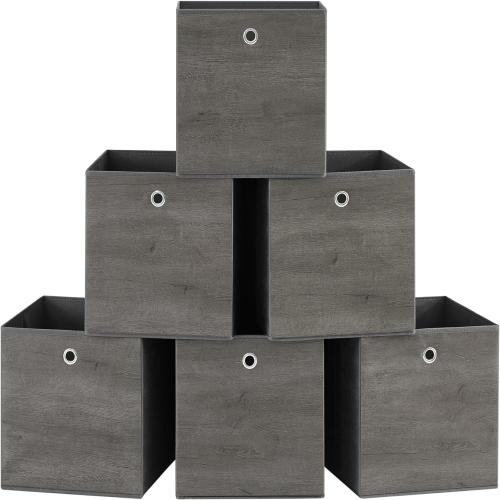 Présentation de Présentation Boîte de Rangement SONGMICS Lot de 6 avec Poignée en Tissu Oxford