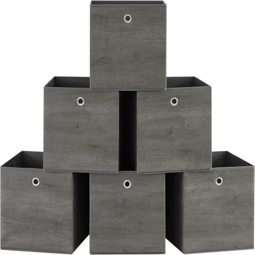 Boîte de Rangement SONGMICS Lot de 6 avec Poignée en Tissu Oxford - Vue principale