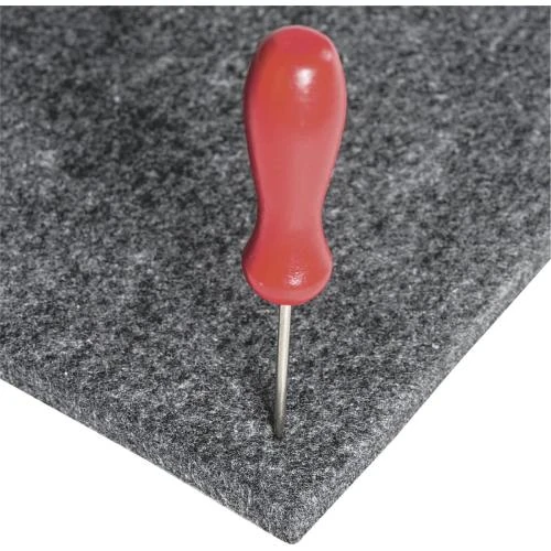 Détail de Heyda Tapis Feutre Prickel Gris, Décoration Artisanale