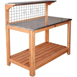 Table de Jardin Habau, Plan de Travail Pratique, Durable