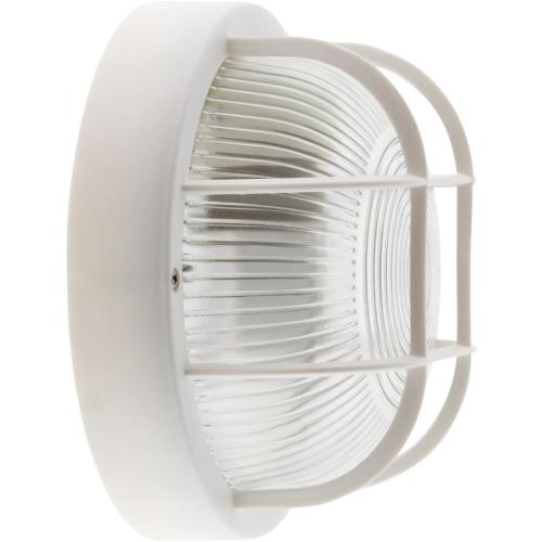 Présentation de Zoom sur Hublot rond Elexity 5W IP44, ampoule LED incluse