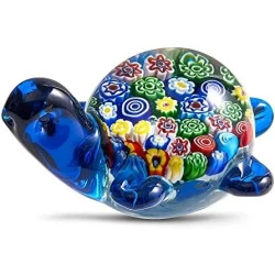 Décoration Intérieure: Figurines Tortue de Mer en Verre Soufflé