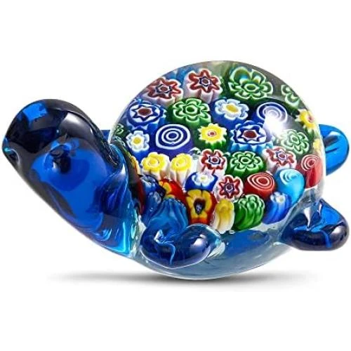 Décoration Intérieure: Figurines Tortue de Mer en Verre Soufflé - Vue principale