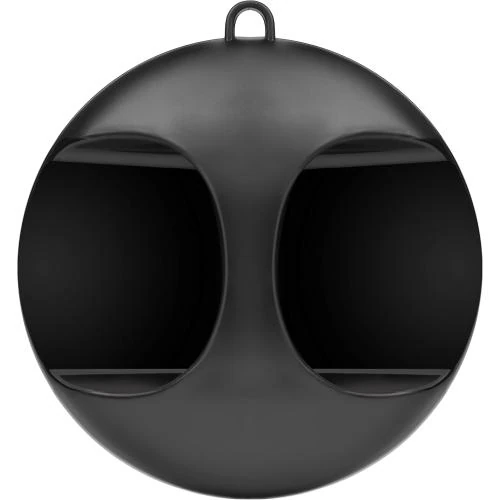 Zoom sur Miroir Coiffeur Rond Léger, Poignée, Pratique, Barbier