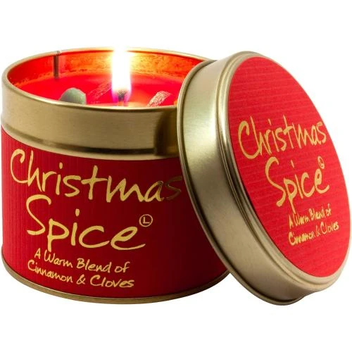 Bougie Noël Épices Étain Rouge, Lily Flame - Vue principale