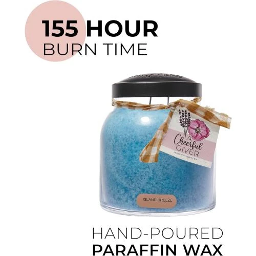 Zoom sur Bougie parfumée A Cheerful Giver, ambiance joyeuse