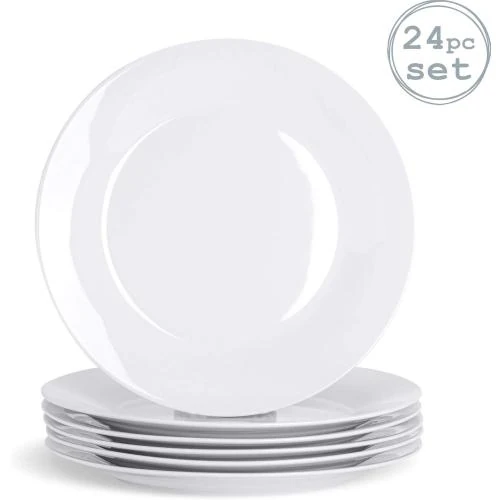 Détail de Assiettes Blanches Cercle 268 mm, Boîte 24, Argon Tableware
