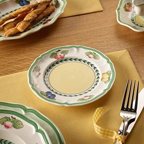 Détail de Assiette à pain Villeroy Boch, Porcelaine Premium, Fleurence
