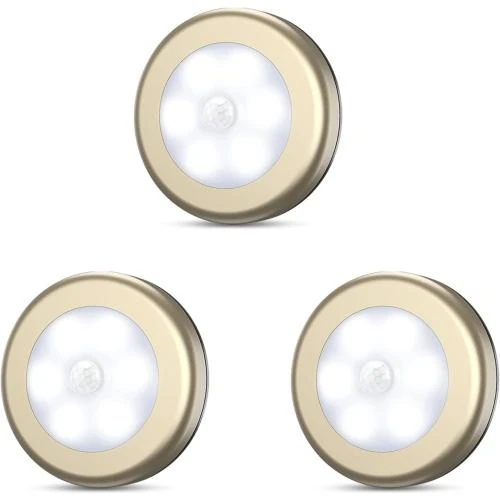 ORIA Lampe Détecteur Mouvement, Veilleuse Automatique, 3 Pièces - Vue principale