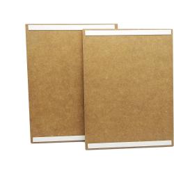 Tableau salle de bain, décoration plaque bois en situation